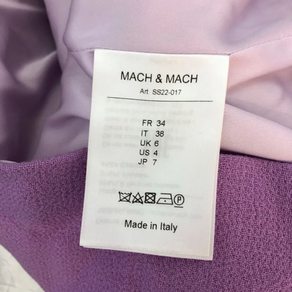 MACH & MACH MINI DRESS NWT $1095 SIZE 4 - Picture 7 of 8